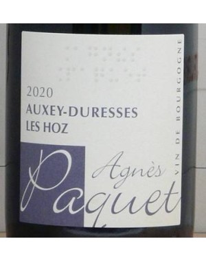 Auxey-Duresses - Agnès Paquet - "Les Hoz" 2020 Rouge