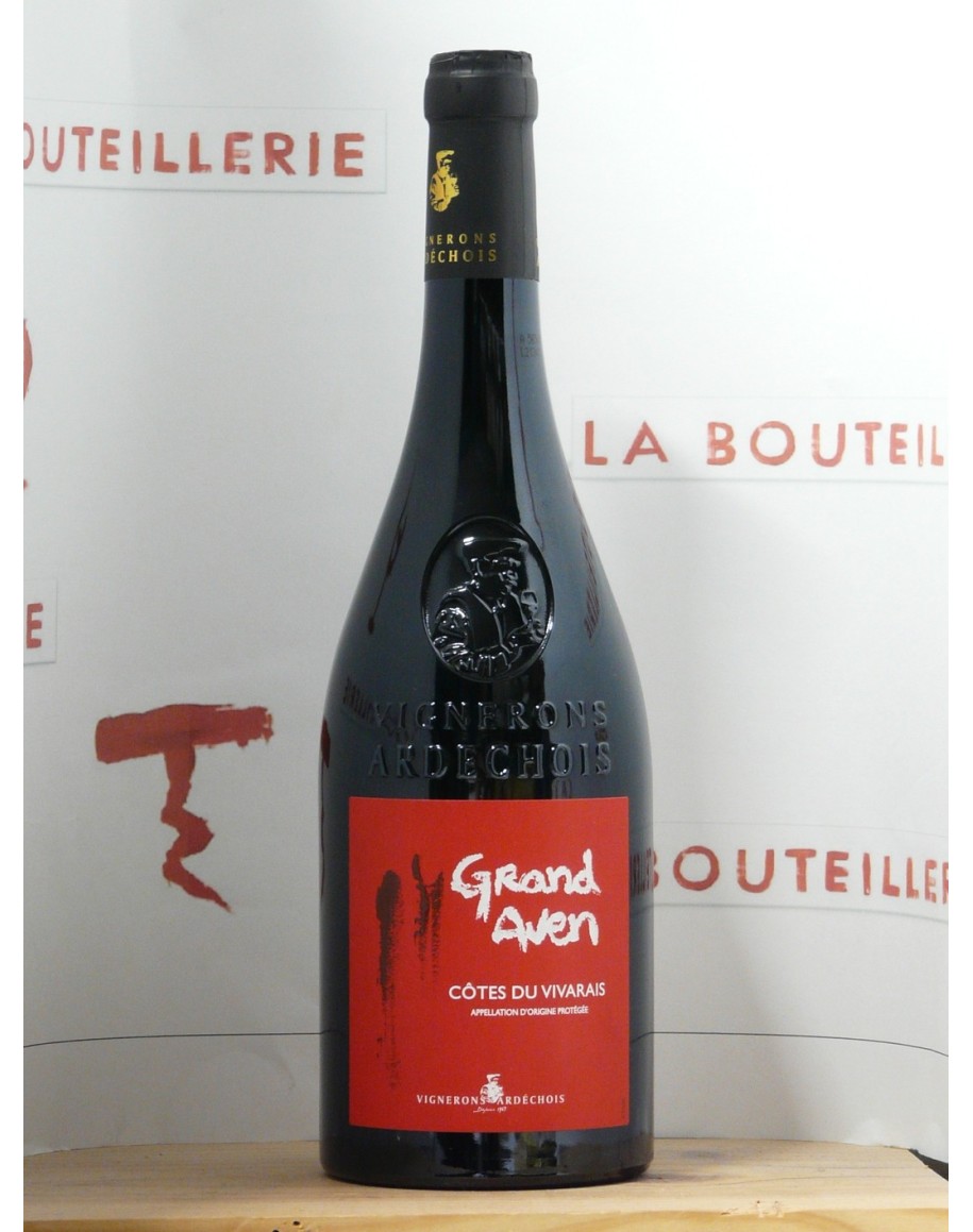 Côtes du Vivarais - Les vignerons ardéchois - "Grand Aven"  2019 rouge