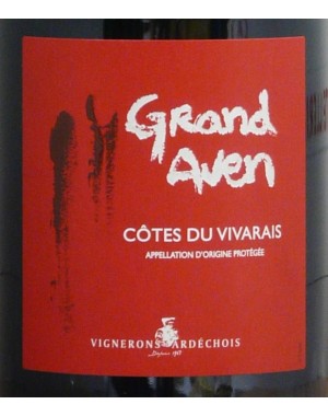 Côtes du Vivarais - Les vignerons ardéchois - "Grand Aven"  2019 rouge