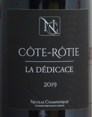 Côte-Rôtie - Nicolas Champagneux - "La dédicace" 2019