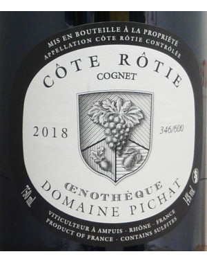 Côte-Rôtie - Domaine Pichat - "Cognet - Oenothèque" 2018