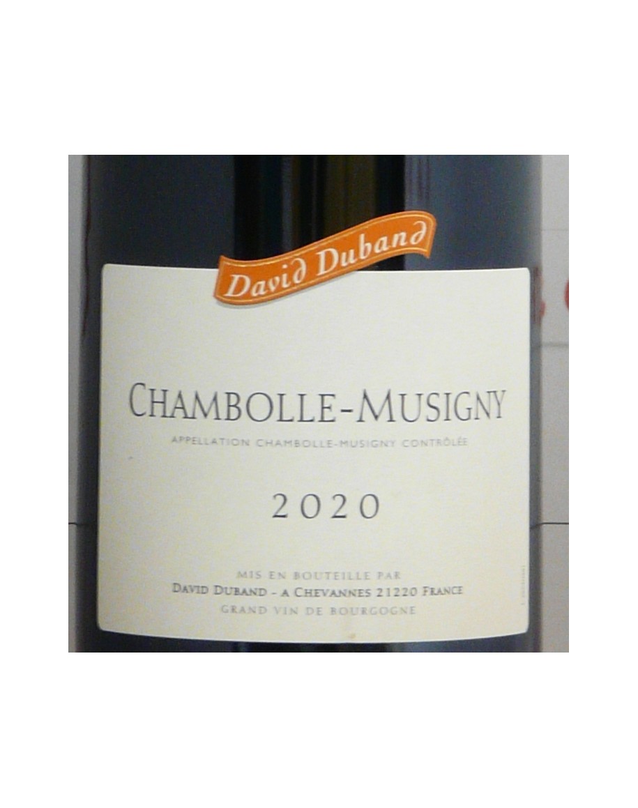 Chambolle-Musigny - David Duband - 2020