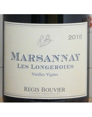 Marsannay - Régis Bouvier - "Les Longeroies - Vieilles vignes" 2018