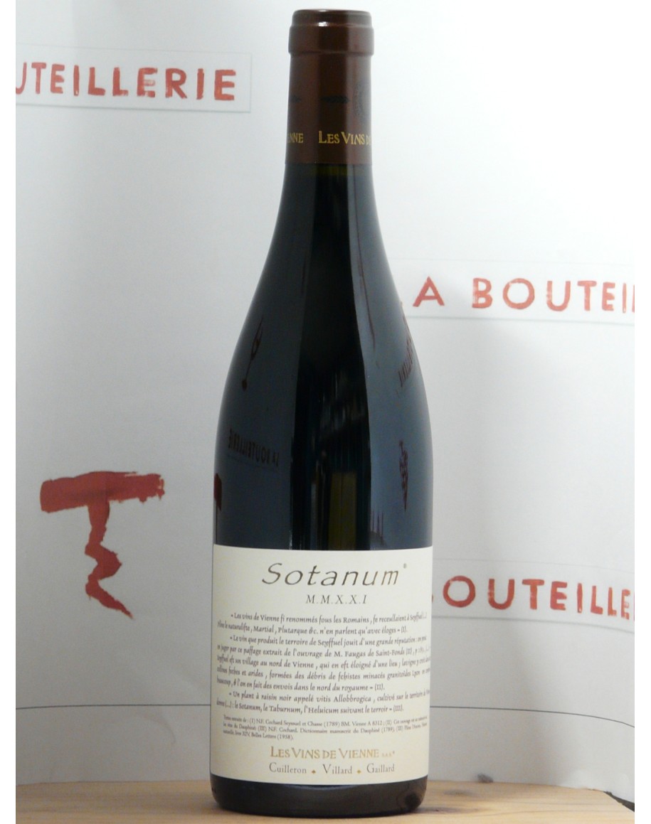 IGP Collines Rhodaniennes - Les Vins de Vienne - "Sotanum" 2021
