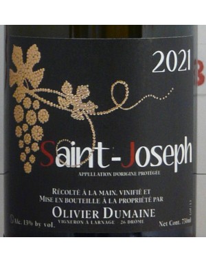 St-Joseph - Olivier Dumaine - 2021 blanc