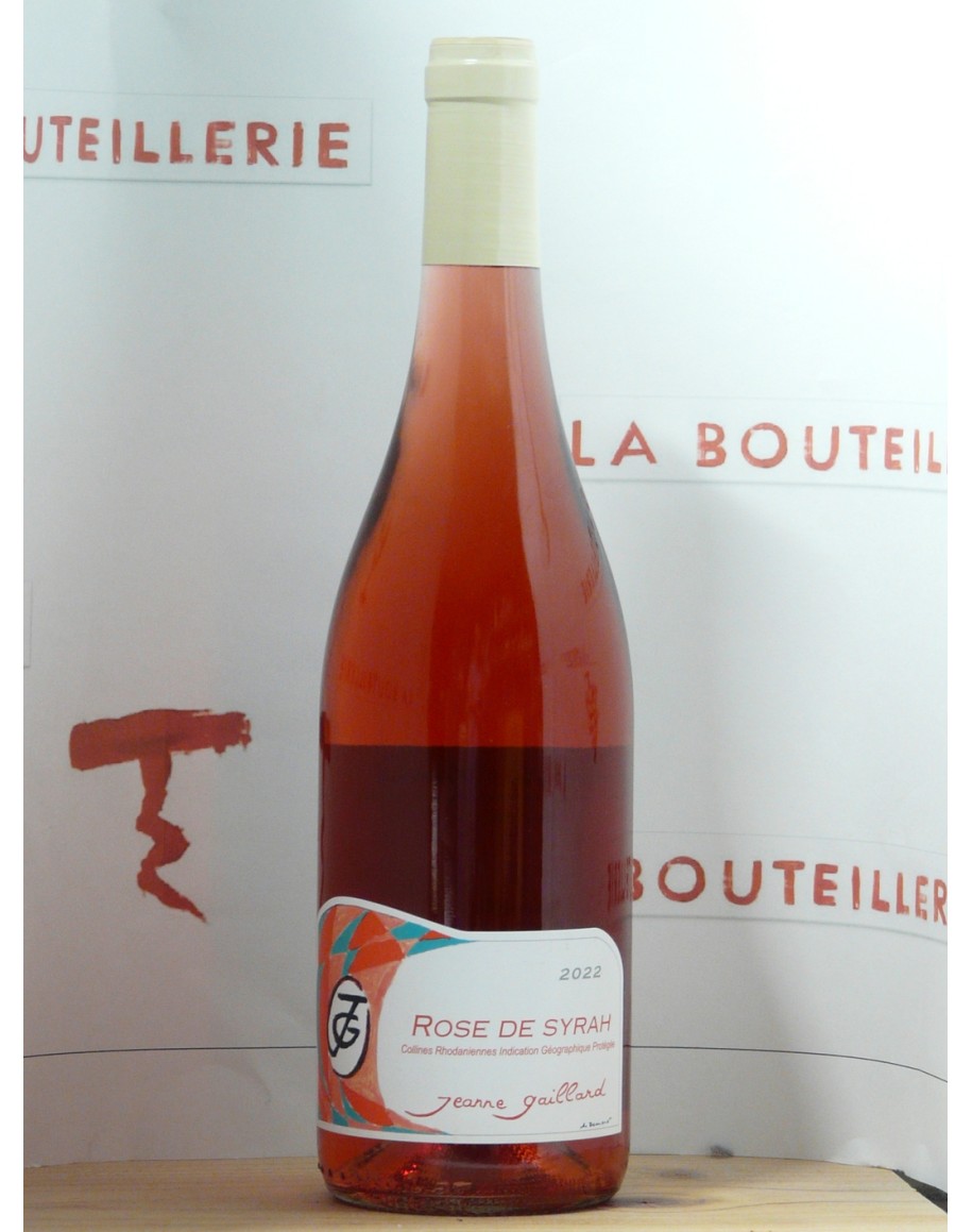 IGP Collines Rhodaniennes - Jeanne Gaillard - "Rosé de syrah" 2022