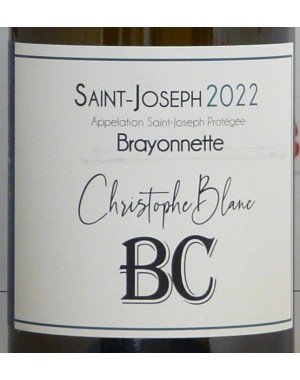 St-Joseph - Christophe Blanc - "Brayonnette" 2022