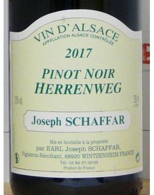 Pinot noir - Joseph Schaffar - "Herrenweg" 2017