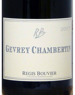 Gevrey-Chambertin - Régis Bouvier - 2017