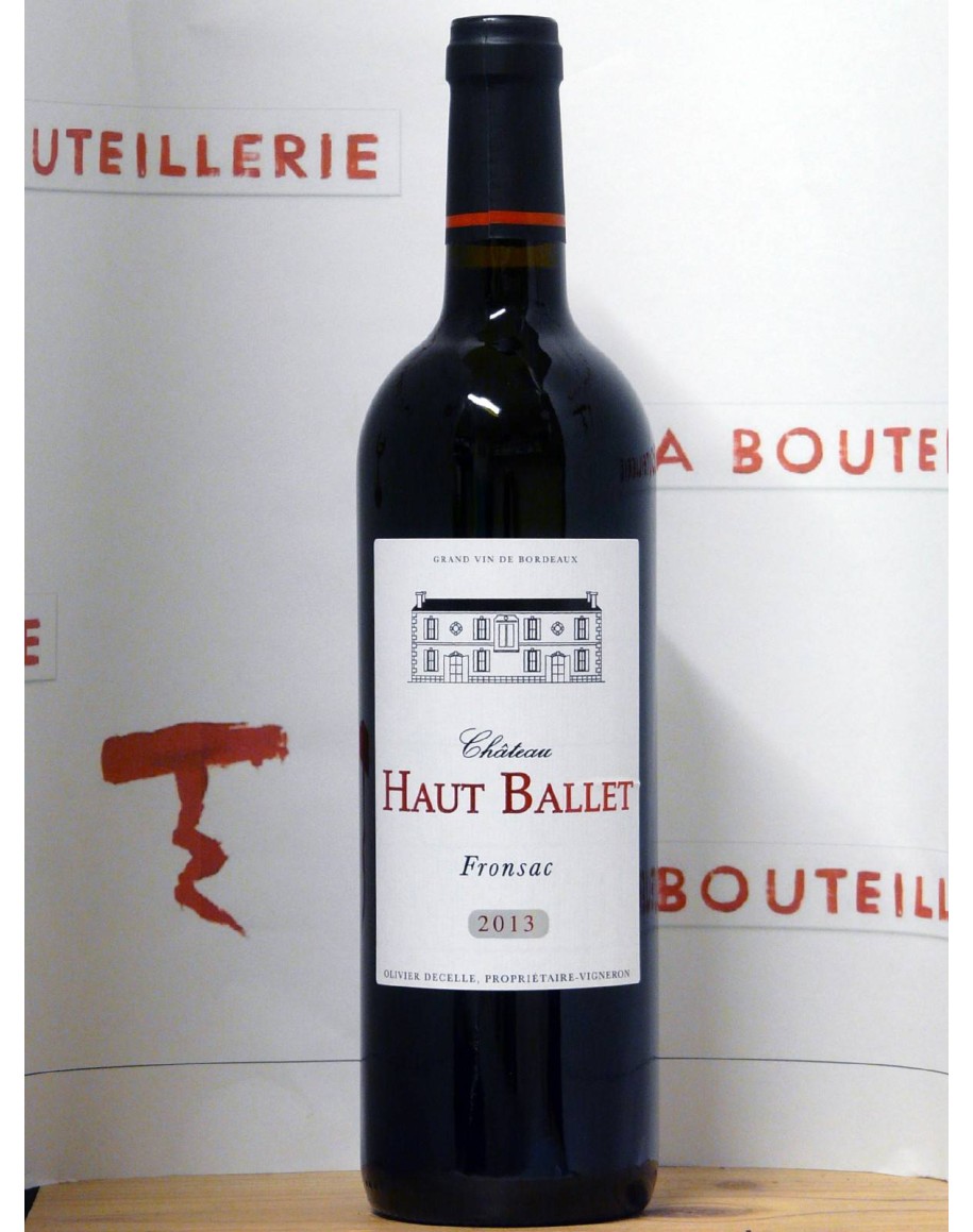 Fronsac - Château Haut Ballet - 2013