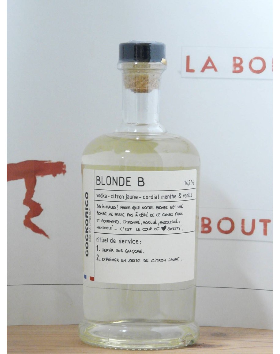 Cocktail - Cockorico - "Blonde B" 50cl