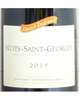 Nuits-Saint-Georges- David Duband - 2019